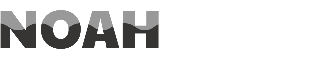 NOAH wordmark in bold black letters on a white background.