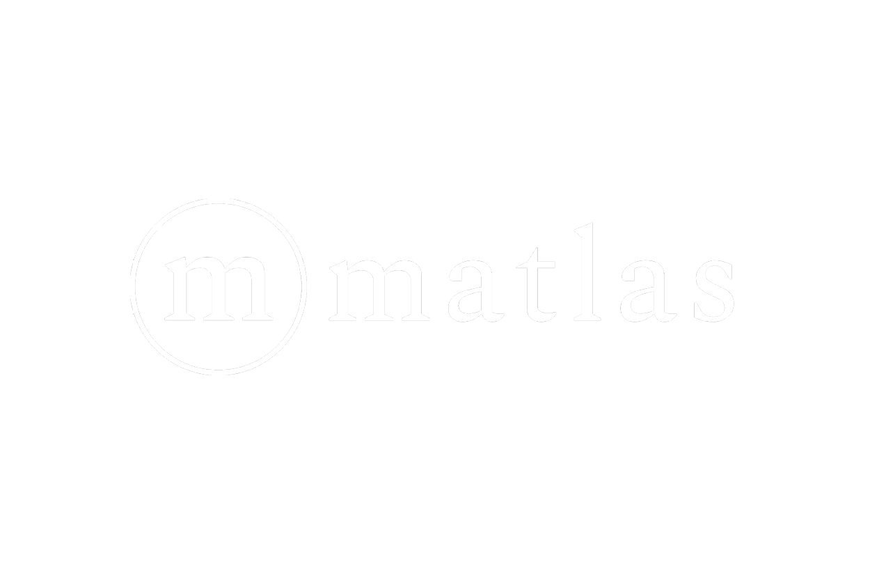 Matlas logo: a stylized lowercase 'm' inside a circle, followed by the word 'atlas'.